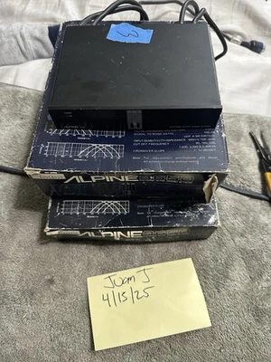 ALPINE Electronic Active Dividing Network Model 3650 Old School - Image 1 of 4