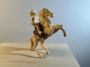 Stuart Tan Aufzucht Original Pferd mit Vinyl Sattel und Roy Rogers wie abgebildet. - Bild 1 von 1