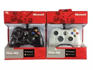 Microsoft Xbox 360 Wired Gamepad PC Windows 10/8/7/XP USB2.0 Joystick Controller - Picture 1 of 11