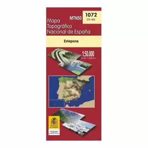 Spain map 1072: Estepona hiking walking topographic 1:50K - Imagen 1 de 4