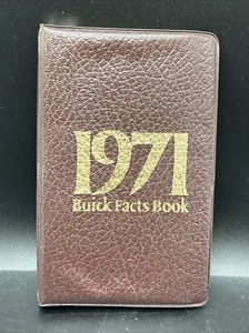 1971 Buick Facts Book, Dealership Salesman's Pocket Reference To All Models - Picture 1 of 4
