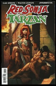 Red Sonja / Tarzan #6 (6B cover) ~ Dynamite Ent - Picture 1 of 2