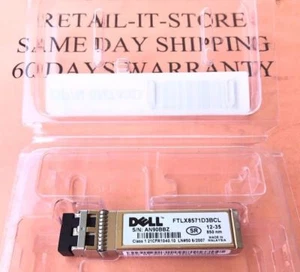 Dell 10 GbE SFP+SR para DELL EQUALLOGIC PS4100 PS6110 PS6210 PS6510 PS6610 - Imagen 1 de 3