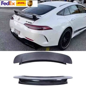 Real Carbon Fiber Rear Spoiler Wing For Benz AMG GTR gt63 gt63s gt50 gt53 15-21 - Picture 1 of 8