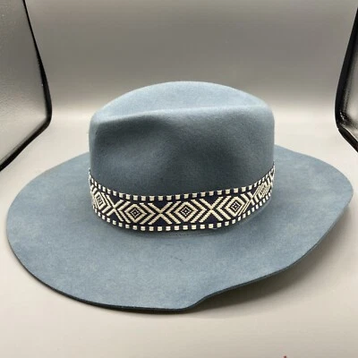 Olive & Pique LEIKO Wool Felt Wide Brim Rancher Hat Adjustable MSRP $169 - Image 1 of 4