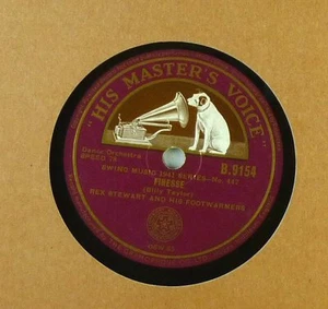 10 " Shellac - Rex Stewart and His Footwarmers - Finesse / Rompin' ' - A19 - Picture 1 of 1
