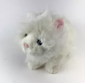 Webkinz Persian Cat HM110 Ganz Plush White Fluffy Kitty Retired NO CODE Toy - Picture 1 of 6