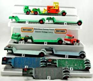 Various MATCHBOX KING SIZE K-17 FORD TRUCK UNIT & DYSON LOW-LOADER TRAILER Lot - Picture 1 of 108
