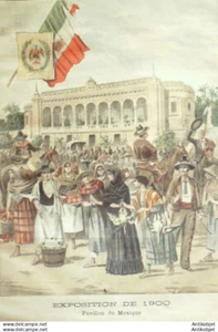 Expo 1900 Paris Pavillon Mexique - Picture 1 of 1