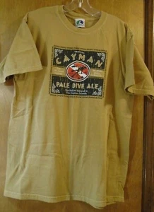 T-shirt vintage Gold Cayman Pale Dive Ale taglia L - Foto 1 di 4