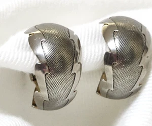 L.H. Segal California jewelry 1950s unique designs textured silver floral motif - Picture 1 of 7