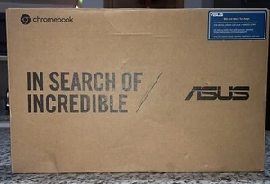 Asus Chromebook C424M Silver 4GB RAM 128GB EMMC 14 Inch Intel N4020 Laptop - Picture 1 of 13