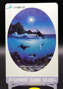 BREACHING FOR THE MOON/D.C.Miller Highway Card Cards Japanese Vintage Retro Rare - Picture 1 of 10