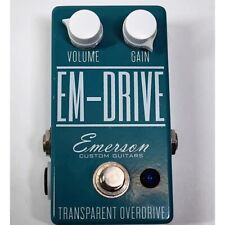 Emerson EM Drive Transparent Overdrive Effect Pedal - Blue for sale