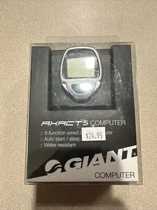 Giant Brand Axact 5 Cycle Computer Speed, Trip Distance, Odometer, Clock, Wired - Picture 1 of 4