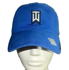 Vintage Nike Tiger Woods Golf Unisex TW Blue Fitted Cap Hat Size - L/XL - Picture 1 of 7