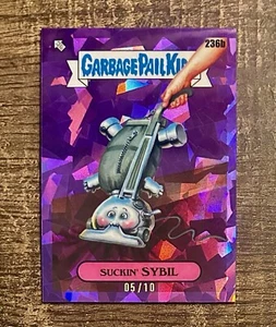 2023 Garbage Pail Kids Sapphire Purple Refractor /10 Suckin' Sybil 236b - Picture 1 of 1