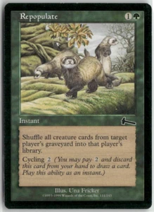 Repopulate Magic The Gathering Urza's Legacy MTG Card Played - Bild 1 von 2