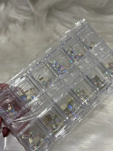3D Butterfly Nail Art Rhinestones Multi Shape Charms - Picture 1 of 3