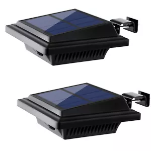 2X Solar Gutter Light Outdoor 25LED Gartenleuchte Wasserdichter Sicherheitsweg - Bild 1 von 7