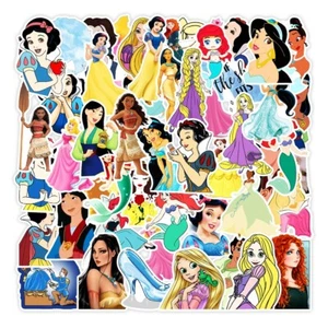 50pcs Disney Princess Stickers Bomb Graffiti Vinyl Decal Waterproof Laptop - Picture 1 of 4