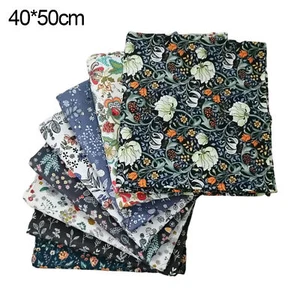 8Pcs Twill Printing Cotton Fabric Handmade DIY Retro Sewing Craft Patchwork 45 - Picture 1 of 17