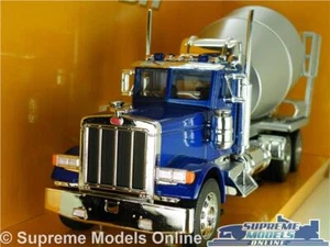 PETERBILT 379 MODEL CEMENT TRUCK LORRY BLUE LARGE 1:32 SCALE AMERICAN USA WELLY - Picture 1 of 7