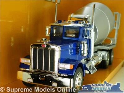PETERBILT 379 MODEL CEMENT TRUCK LORRY BLUE LARGE 1:32 SCALE AMERICAN USA WELLY - Image 1 of 4