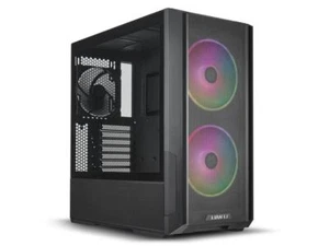 LIAN LI LANCOOL 216RX Black Steel / Tempered Glass ATX Mid Tower Computer Case , - Picture 1 of 7