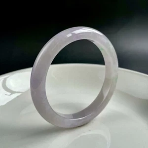 【KATHY JADE】 Lavanda Helada con Brazalete de Jadeíta Verde《55mm》《Grado A》 - Imagen 1 de 5