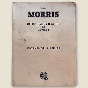 Morris Oxford S2 S3 Cowley Incl 1500 Van Pick-Up 1954-60 Factory Workshop Manual - Picture 1 of 10