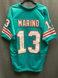 Dan Marino Signed Miami Dolphins Jersey AUTO BAS COA Sz XL