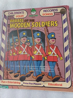 "Parade of the Wooden Soldiers" 45rpm in opened shrink wrap, Peter Pan Record - Image 1 of 4