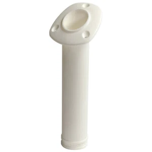 CE SMITH FLUSH MOUNT 30 DEG WHITE NYLON ROD HOLDER - Picture 1 of 1