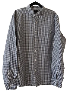 J CREW Mens Button Down Check Shirt Sz XL - Picture 1 of 6