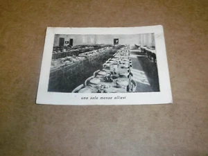 CARTOLINA VIAGGIATA SALA MENSA MILITARE LECCE 1952 - Picture 1 of 2