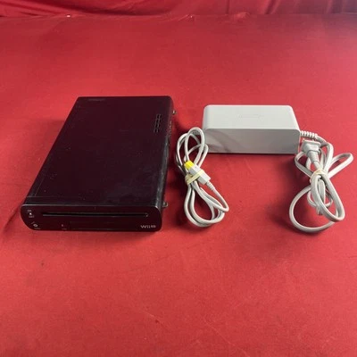 Nintendo Wii U (WUP-101(02)) Deluxe 32GB Handheld System W/Cord - Black - Image 1 of 4