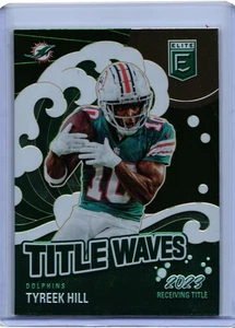 Tyreek Hill 2024 Donruss Elite Title Waves #9 Miami Dolphins - Picture 1 of 2