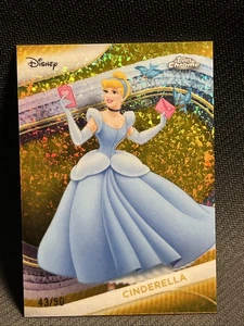 2025 Topps Chrome Disney Cinderella Gold Mini Diamond Refractor 43/50 - Picture 1 of 4