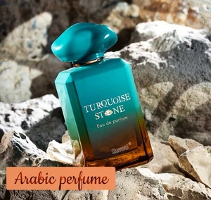 New SPRAY TURQUOISE STONE 100 ML Vanilla Fruity Sweet, Amber Arabian fragrance - Picture 1 of 7