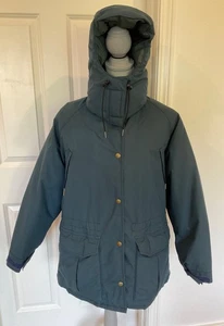 Vintage L.L. Bean Maine Warden’s Down Parka Women’s M Green Goretex Made in USA - Picture 1 of 24