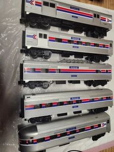 Amtrak Mth Railking 5 Car Passenger Set 30- 6000-6004 - Picture 1 of 10