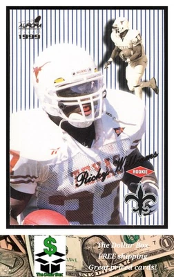 1999 Pacific Aurora Pinstripes #94 Ricky Williams RC - New Orleans Saints - Image 1 of 2