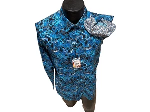 NWT ROBERT GRAHAM MIDVALE BLUE PAISLEY CLASSIC FIT L/S COTTON SPORT SHIRT M - Picture 1 of 5