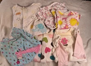 STAINED Lot 3-6 Month Baby Clothes Crafting Quilting Teddy Doll Repurpose Flaws - Picture 1 of 11