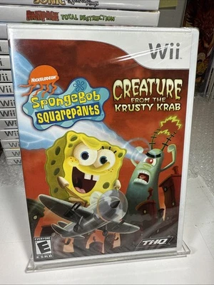 SpongeBob SquarePants Creature from the Krusty Krab (Nintendo Wii, 2006) - Image 1 of 4