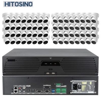 Sistema de Cámara de Seguridad IP Color 64CH 8MP 4K Serie 8SATA AI M NVR 400Mbps Lote EE. UU. Foto 1 de 4