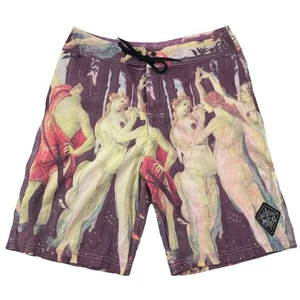 Vintage MCD Board Shorts Men’s 31 More Core Division RENAISSANCE STYLE Surf Swim - Picture 1 of 7