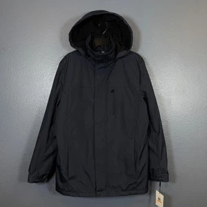 Calvin Klein S men’s blue parka down Winter Jacket Hooded Fleece - Picture 1 of 14