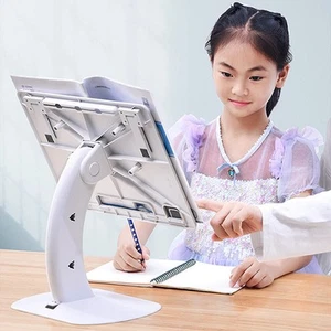 Desktop Book Stand Ergonomic Adjustable Foldable Multifunctional Book Holde KUI - Afbeelding 1 van 5